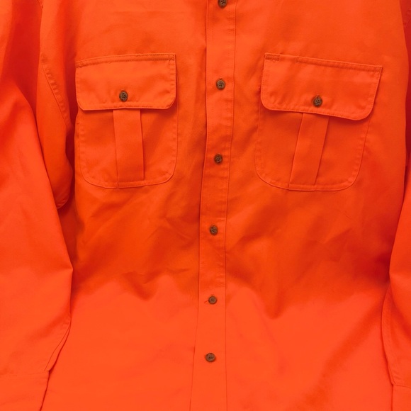 Orange Shirt Deer Hunting Outdoor Casual Game Winner Sportswear EUC Mens Sz XXL - Picture 8 of 8